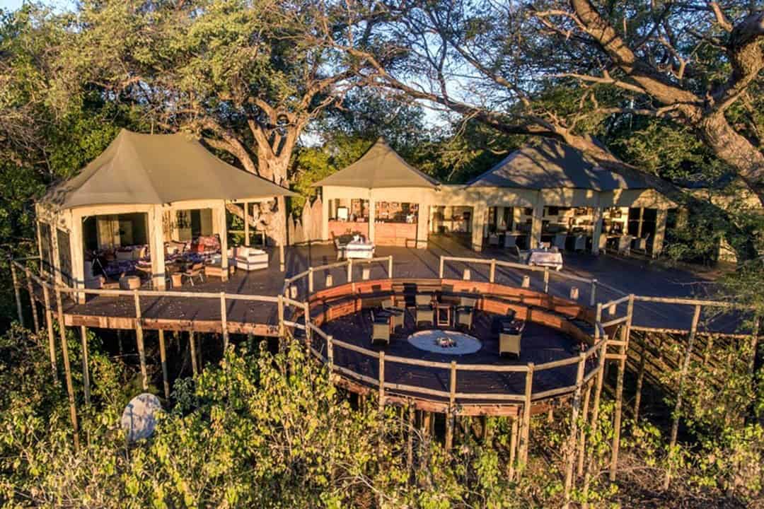 African Monarch Nambwa Tented Lodge Accommodation Firepit