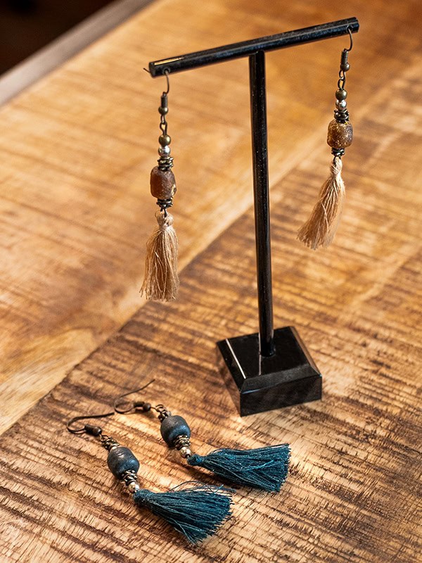 African Monarch Lodges Sijwa Boutique Earrings